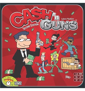 Cash n Guns (2nd Edition) Brettspill Årets Partyspill 2014 - Golden Geek 